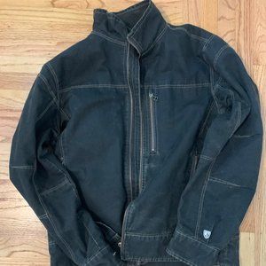 Kuhl Men's Burr Jacket Brown Vintage Patina Dye Full Zip MEDIUM